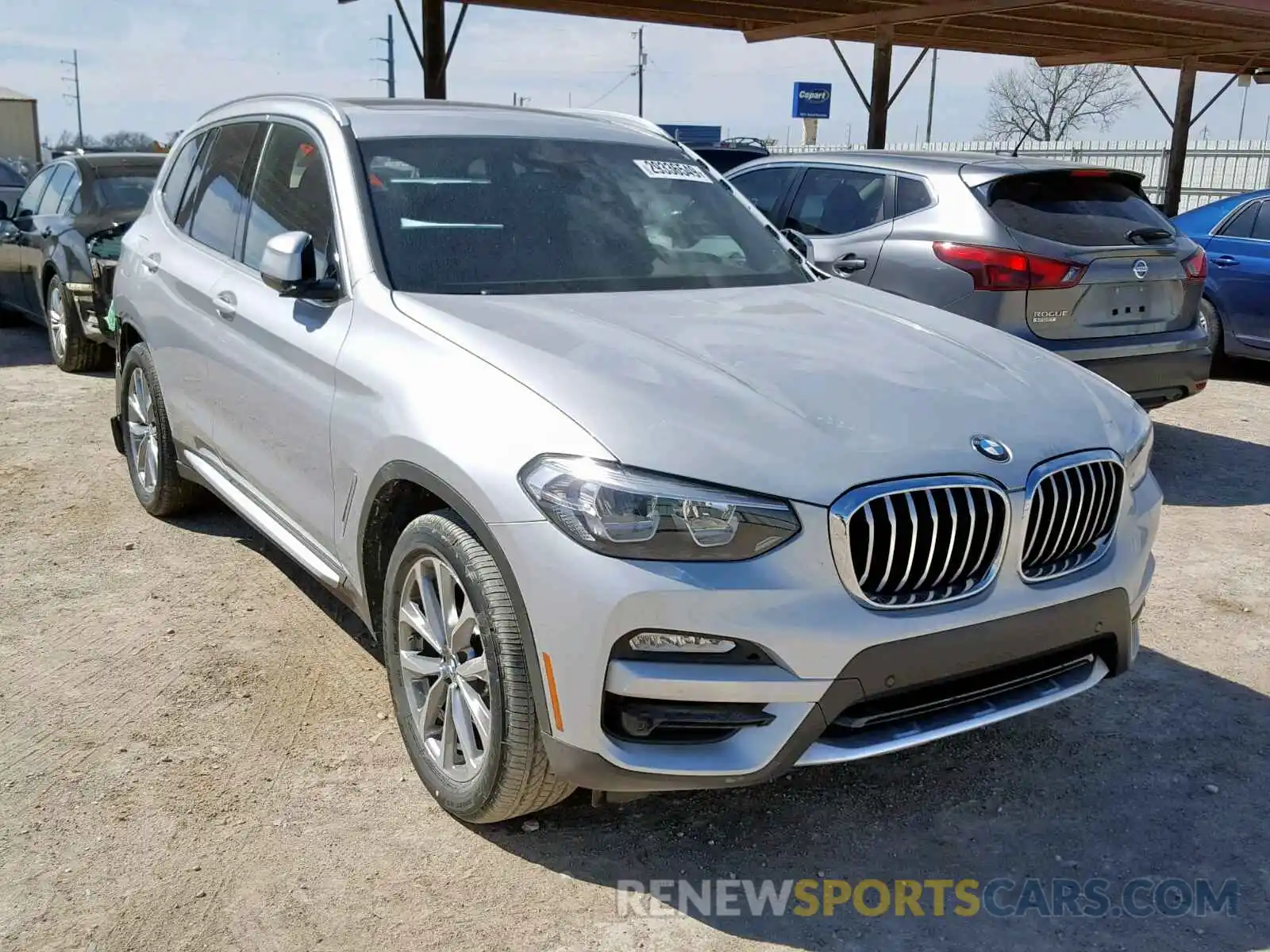 1 Photograph of a damaged car 5UXTR7C59KLF25807 BMW X3 SDRIVE3 2019