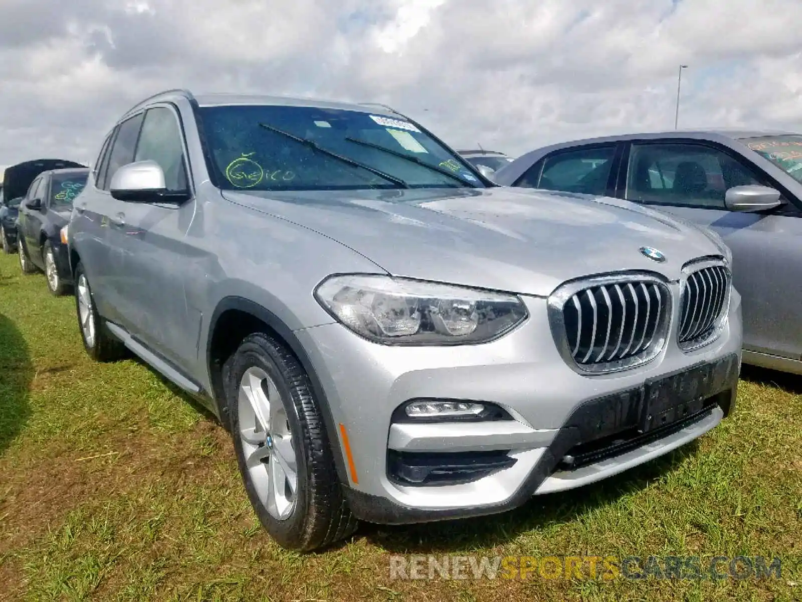 1 Photograph of a damaged car 5UXTR7C59KLF27007 BMW X3 SDRIVE3 2019