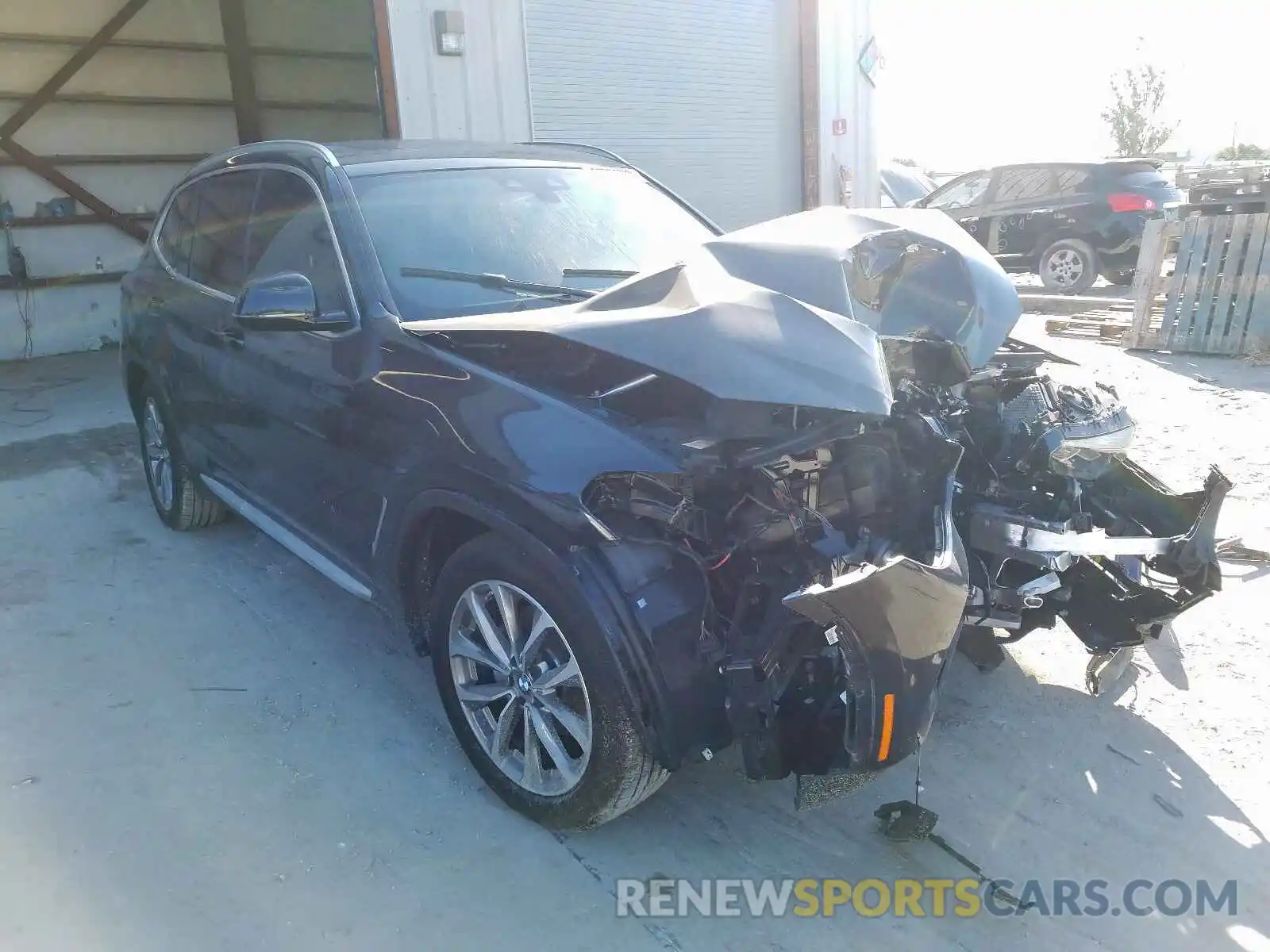 1 Photograph of a damaged car 5UXTR7C59KLF33972 BMW X3 SDRIVE3 2019