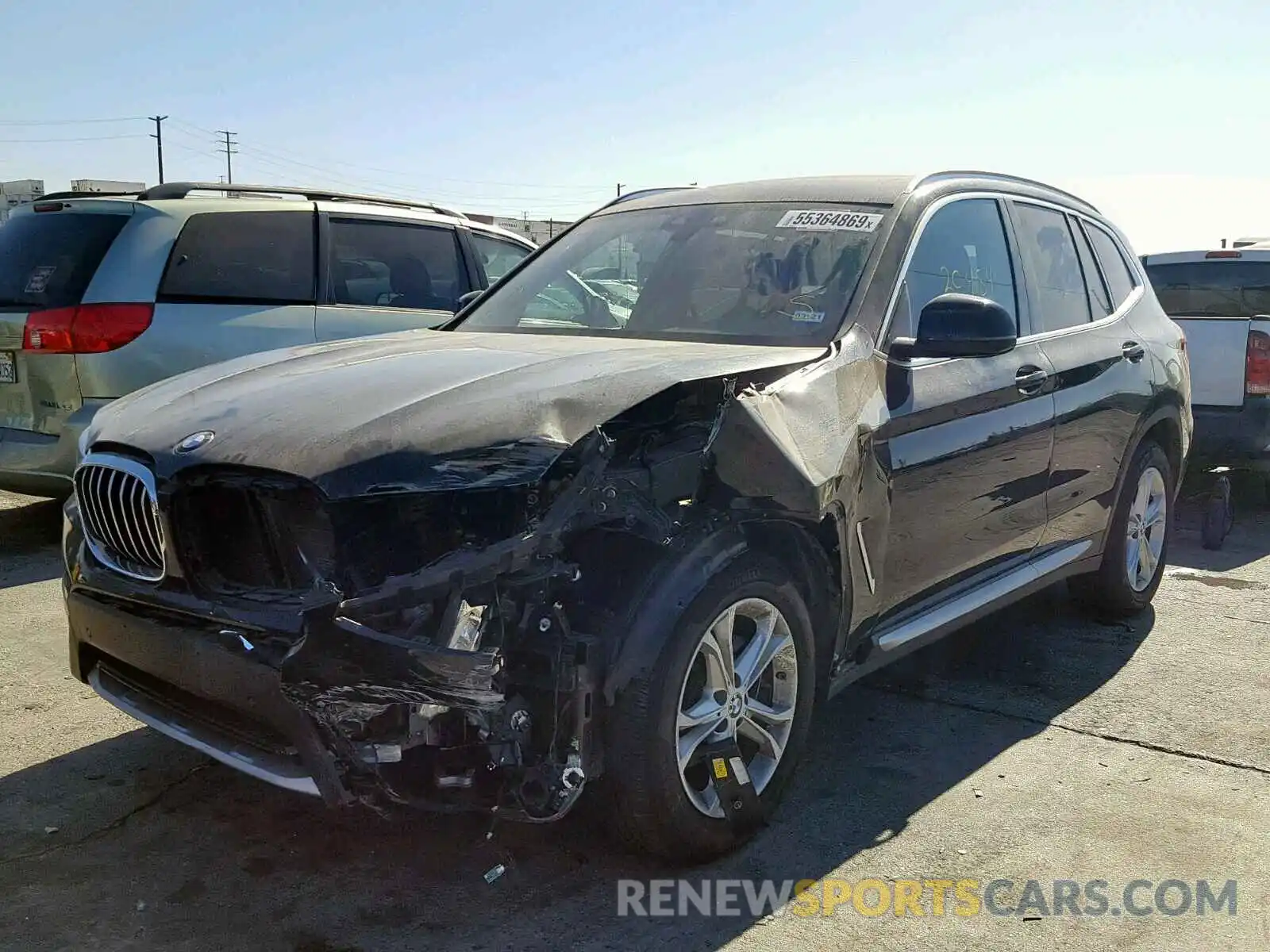 2 Фотография поврежденного автомобиля 5UXTR7C59KLR43863 BMW X3 SDRIVE3 2019