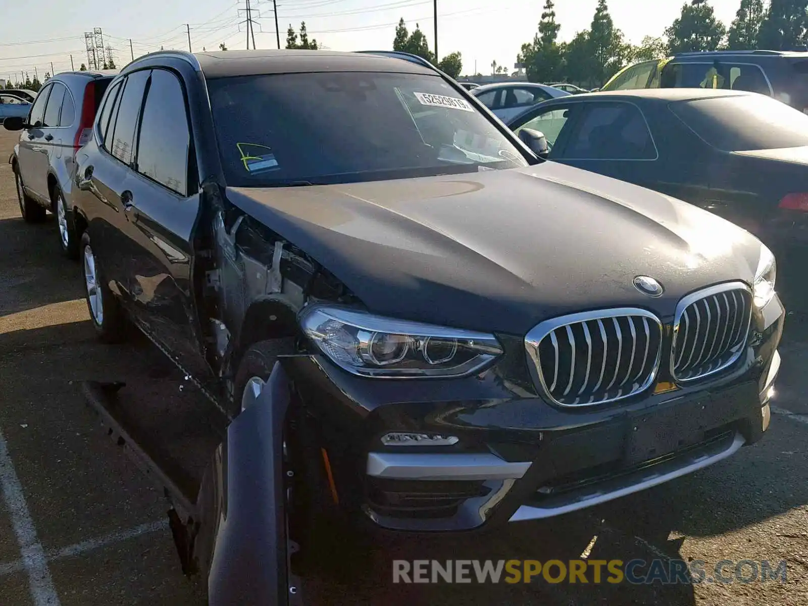 1 Photograph of a damaged car 5UXTR7C59KLR53860 BMW X3 SDRIVE3 2019