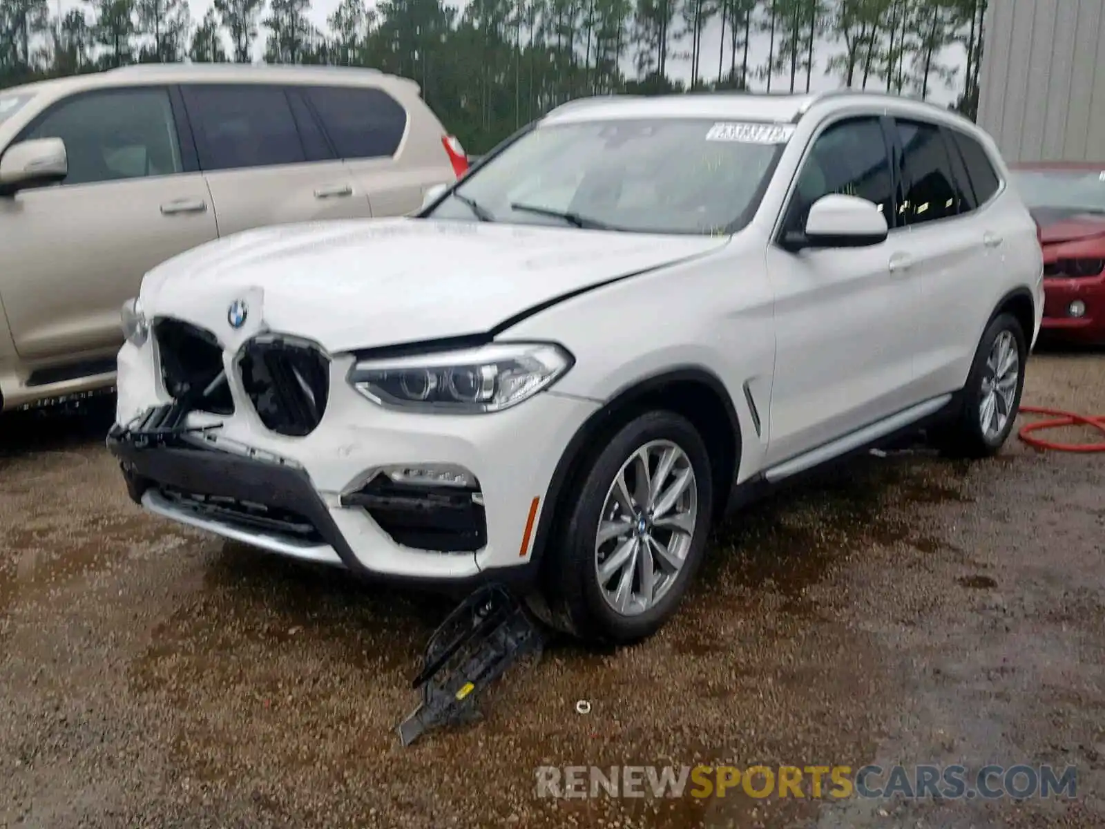 2 Photograph of a damaged car 5UXTR7C5XKLE94194 BMW X3 SDRIVE3 2019