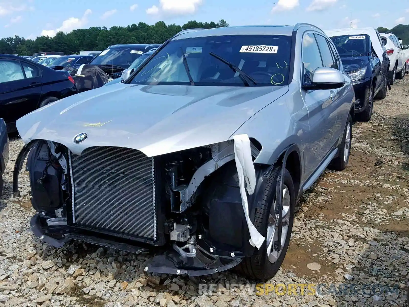 2 Photograph of a damaged car 5UXTR7C5XKLE98634 BMW X3 SDRIVE3 2019