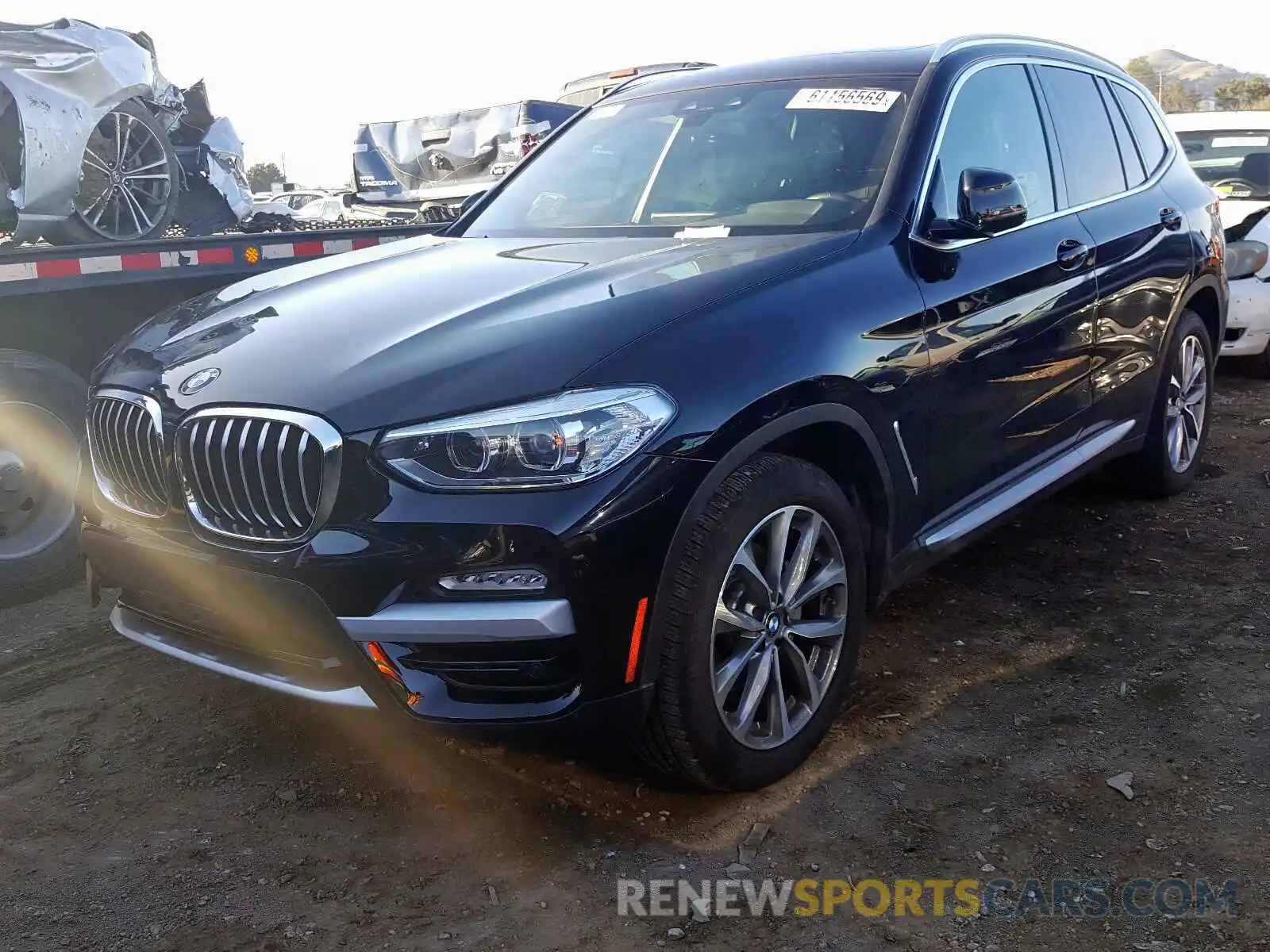 2 Photograph of a damaged car 5UXTR7C5XKLF27923 BMW X3 SDRIVE3 2019