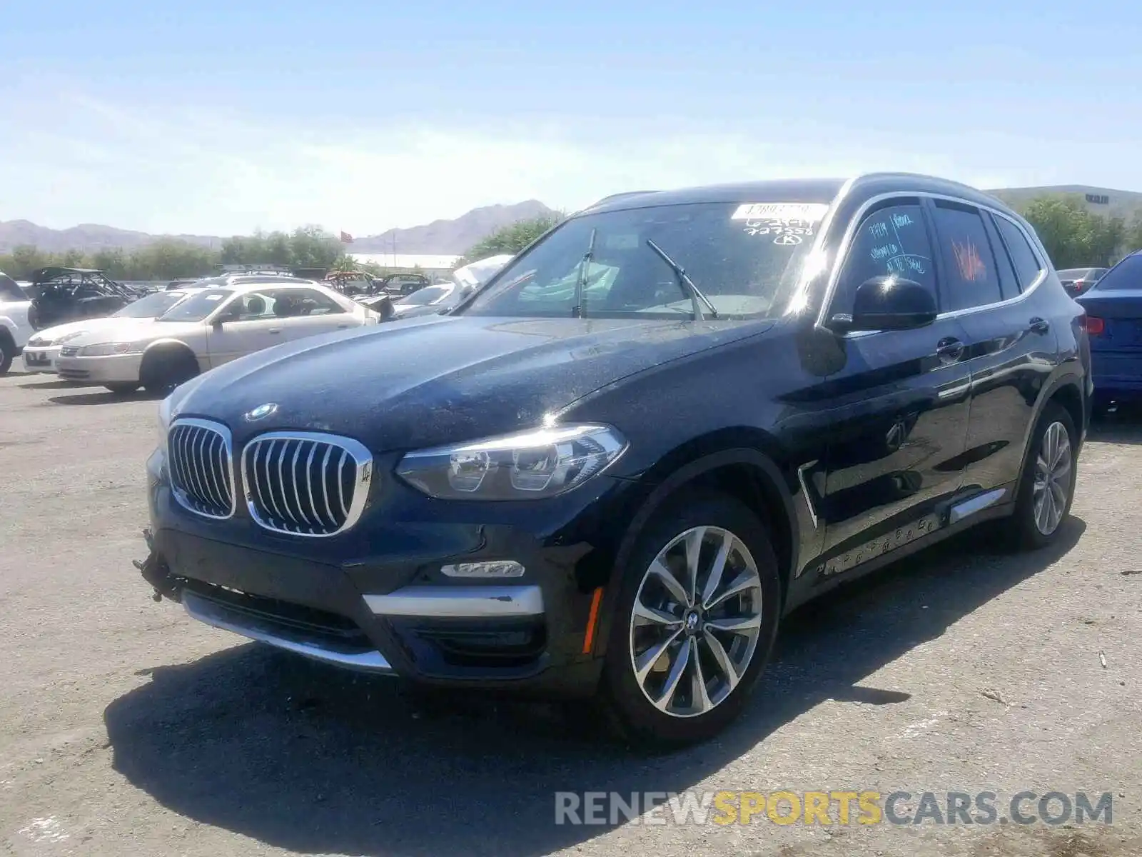 2 Photograph of a damaged car 5UXTR7C5XKLF34421 BMW X3 SDRIVE3 2019