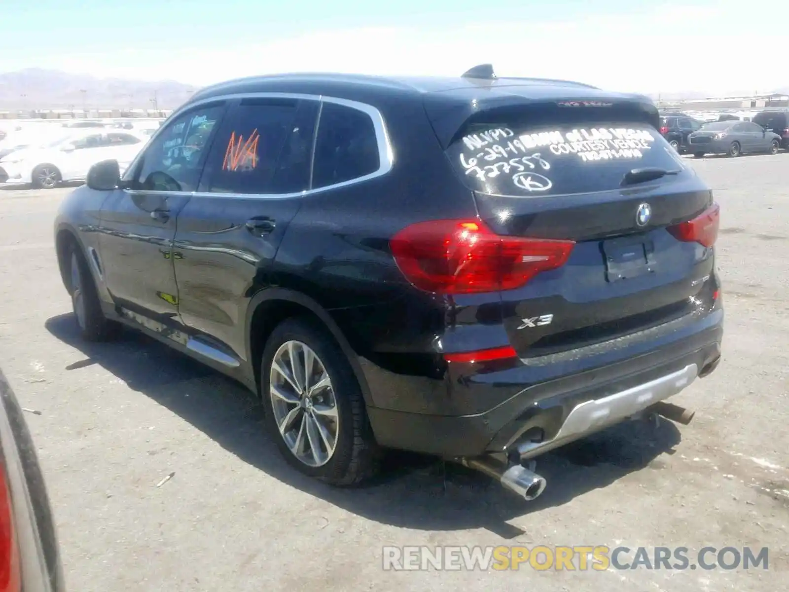 3 Photograph of a damaged car 5UXTR7C5XKLF34421 BMW X3 SDRIVE3 2019