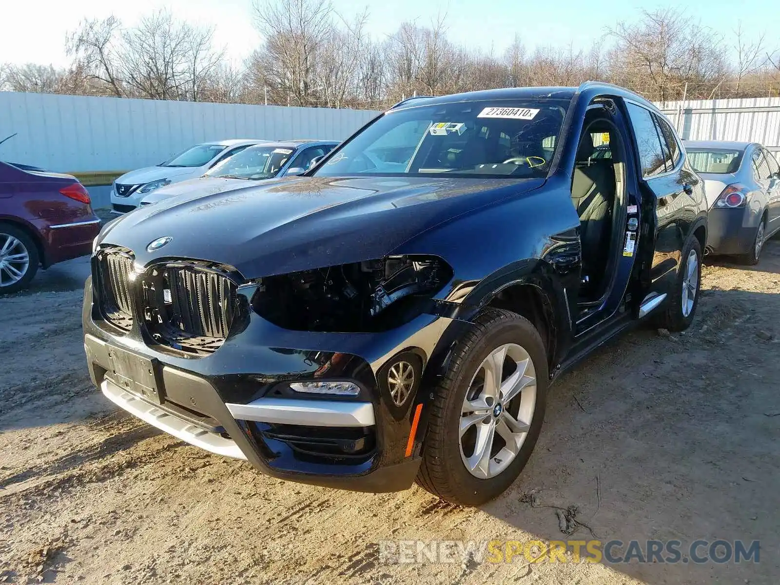 2 Фотография поврежденного автомобиля 5UXTR7C5XKLR43743 BMW X3 SDRIVE3 2019