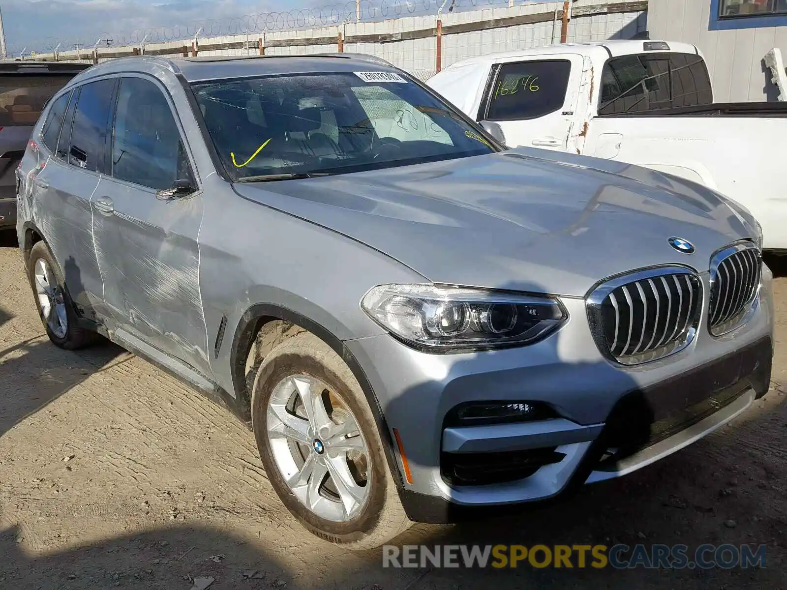 1 Photograph of a damaged car 5UXTY3C03LLE55044 BMW X3 SDRIVE3 2020