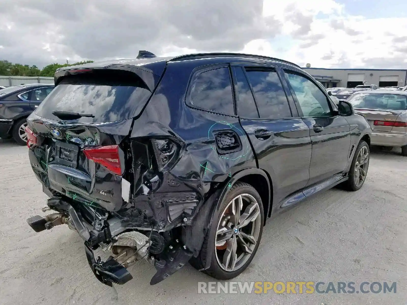 4 Фотография поврежденного автомобиля 5UXTS3C50K0Z08997 BMW X3 XDRIVEM 2019