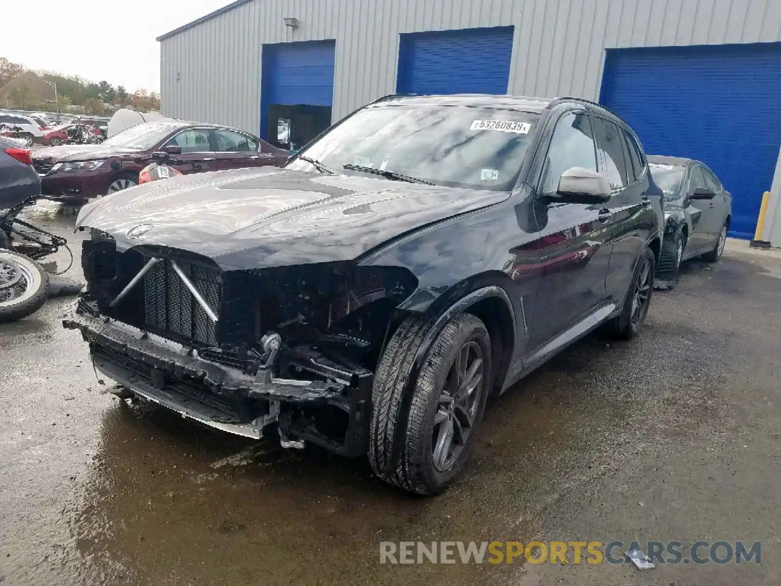 2 Photograph of a damaged car 5UXTS3C50KLR72164 BMW X3 XDRIVEM 2019