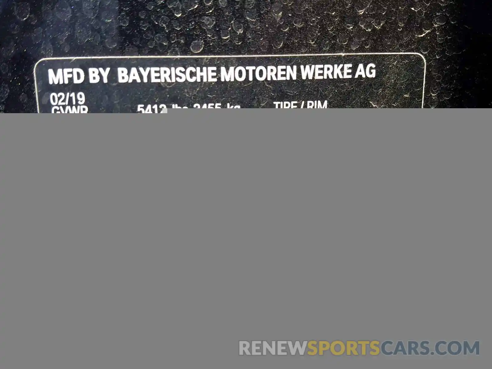 10 Photograph of a damaged car 5UXTS3C54K0Z09442 BMW X3 XDRIVEM 2019