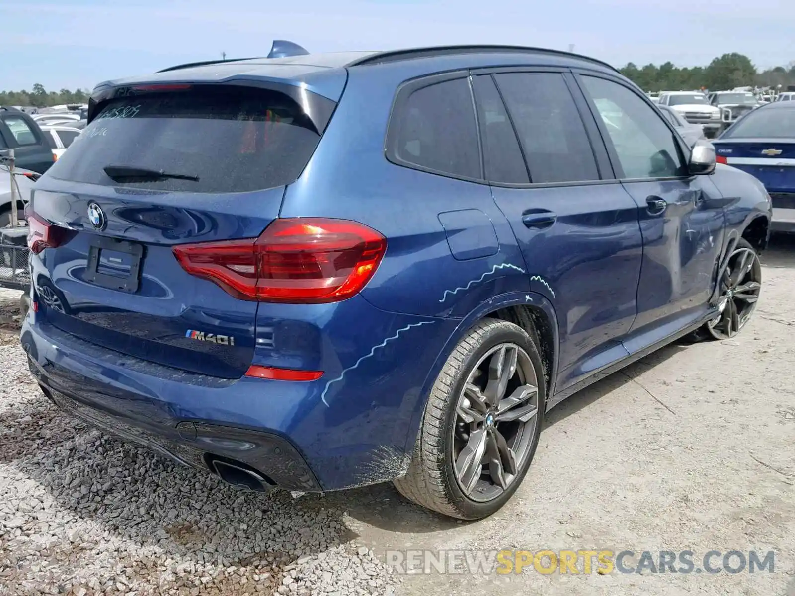 4 Фотография поврежденного автомобиля 5UXTS3C58K0Z07175 BMW X3 XDRIVEM 2019