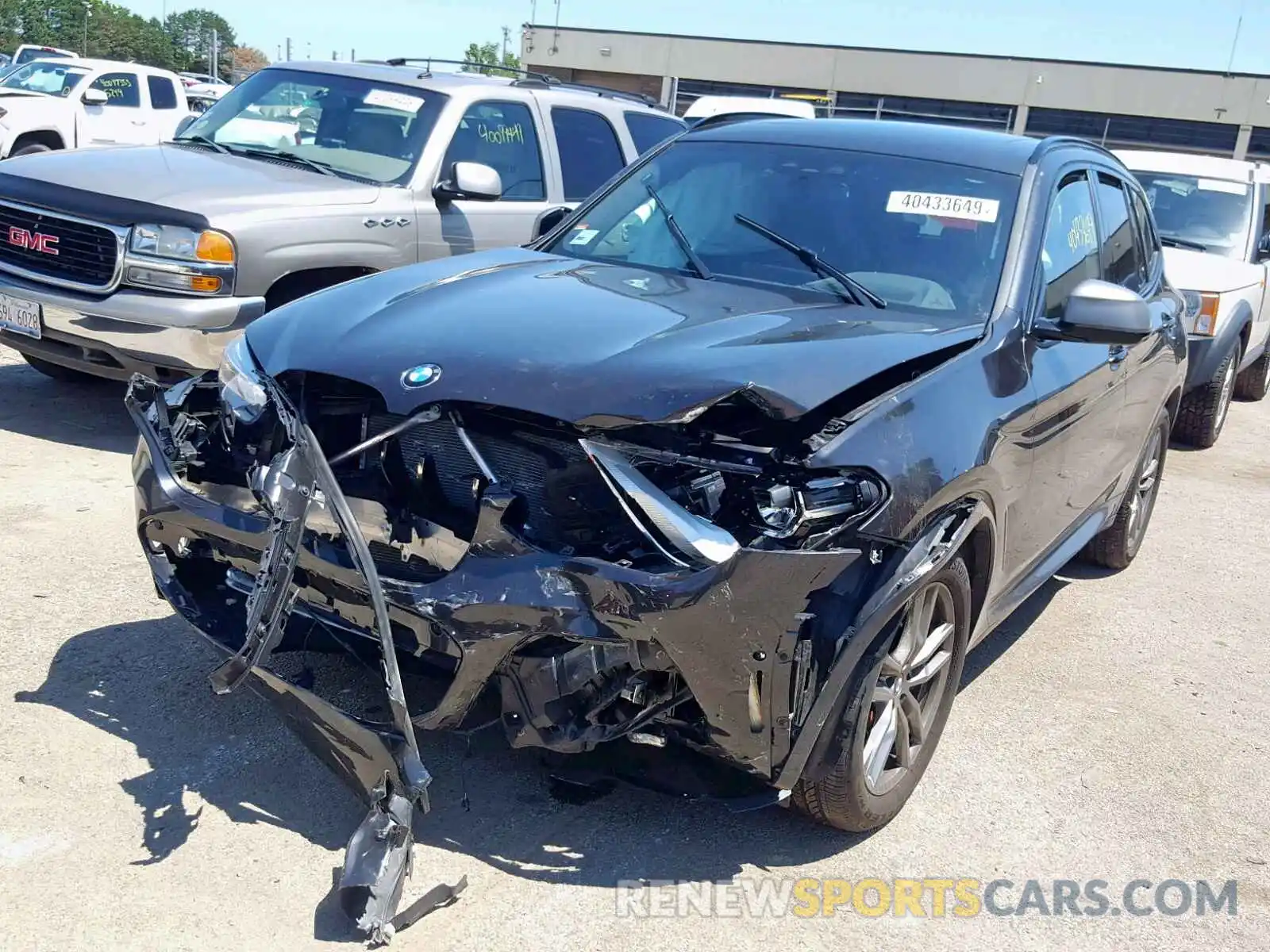 2 Photograph of a damaged car 5UXTS3C5XK0Z07193 BMW X3 XDRIVEM 2019