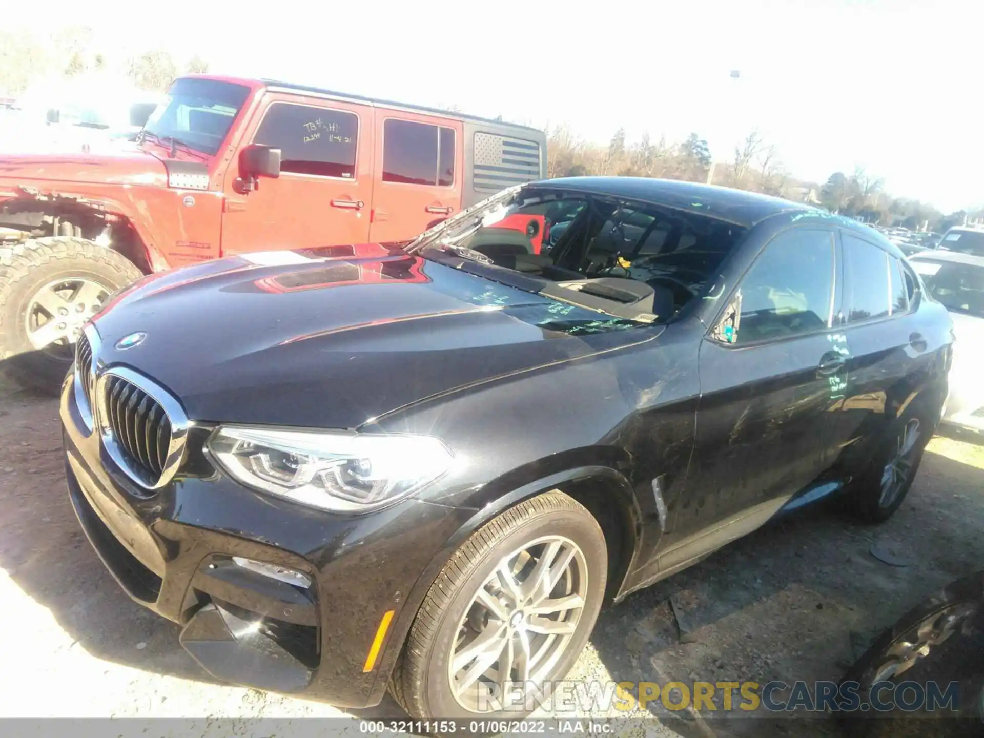 2 Photograph of a damaged car 5UXUJ3C50KLA58510 BMW X4 2019