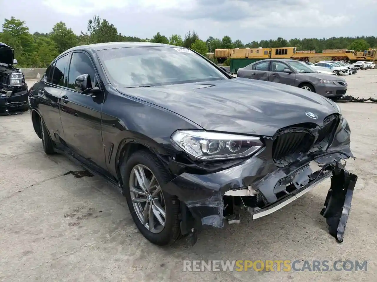 1 Photograph of a damaged car 5UXUJ3C50KLG54443 BMW X4 2019