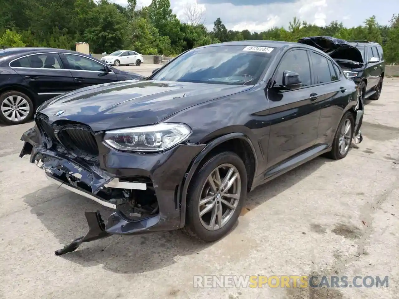 2 Фотография поврежденного автомобиля 5UXUJ3C50KLG54443 BMW X4 2019