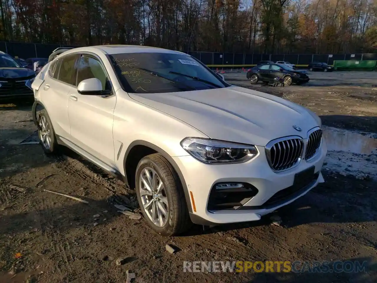 1 Photograph of a damaged car 5UXUJ3C50KLG57424 BMW X4 2019