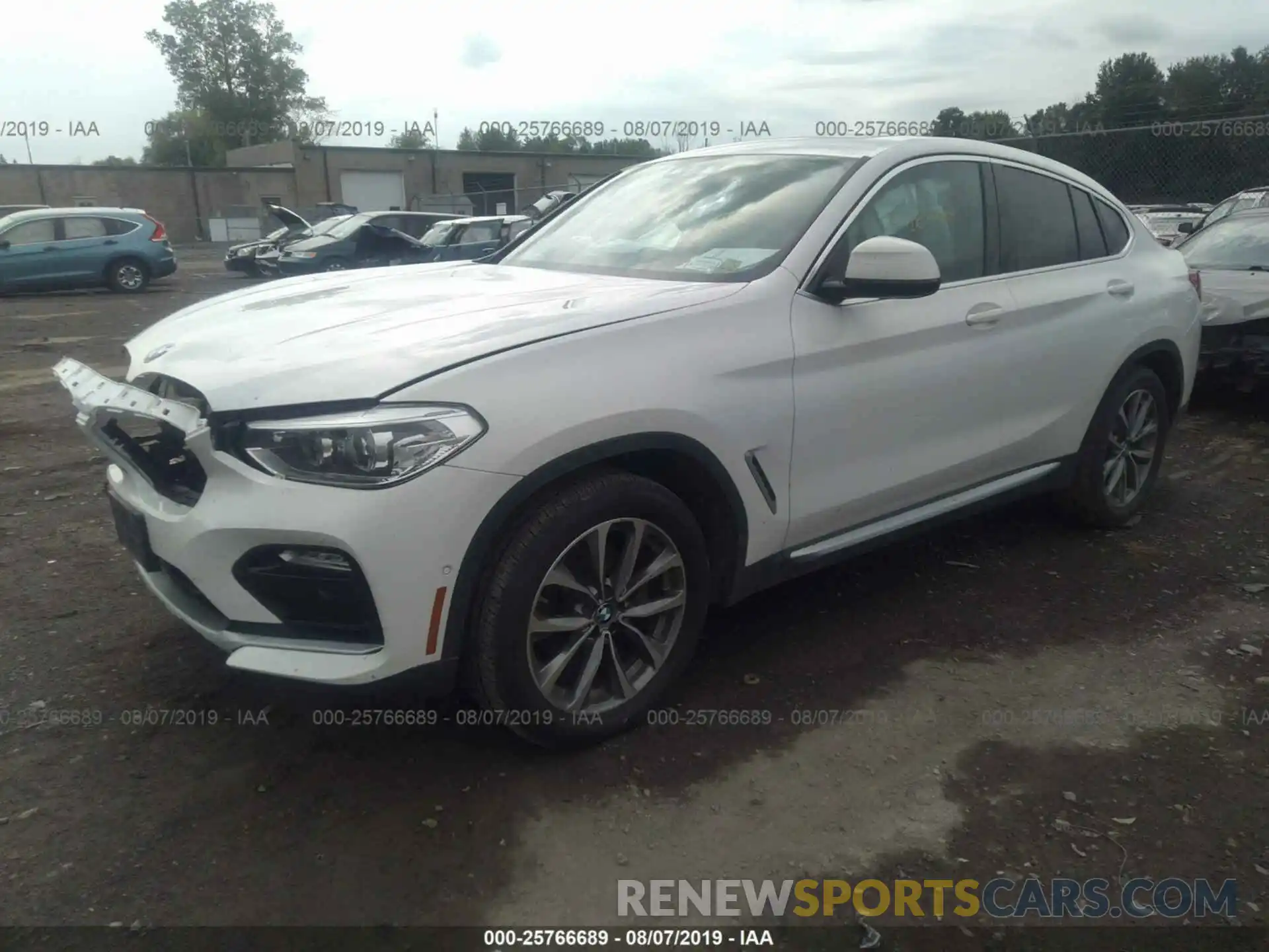 2 Photograph of a damaged car 5UXUJ3C51KLA58516 BMW X4 2019