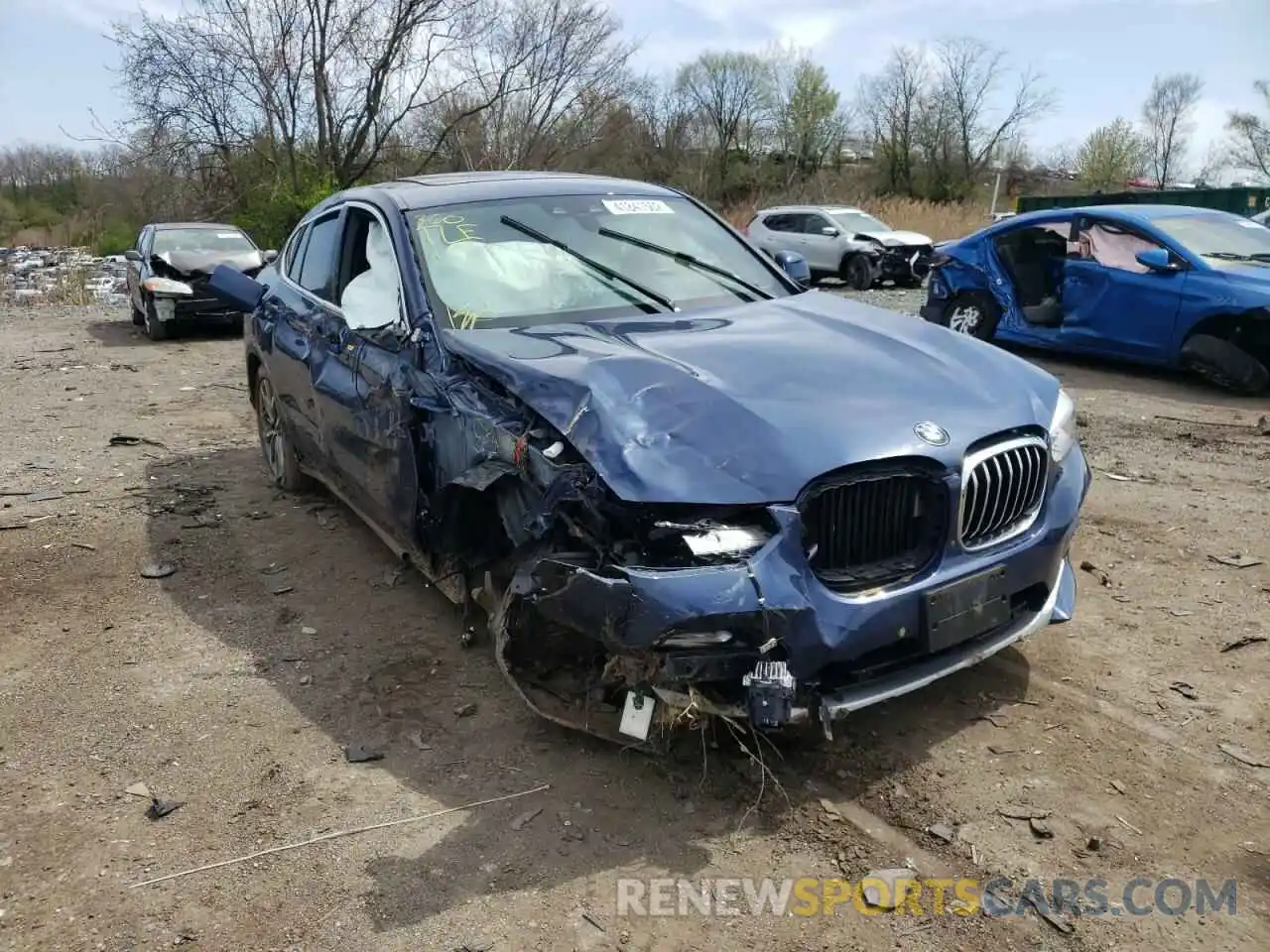 1 Photograph of a damaged car 5UXUJ3C51KLG54287 BMW X4 2019