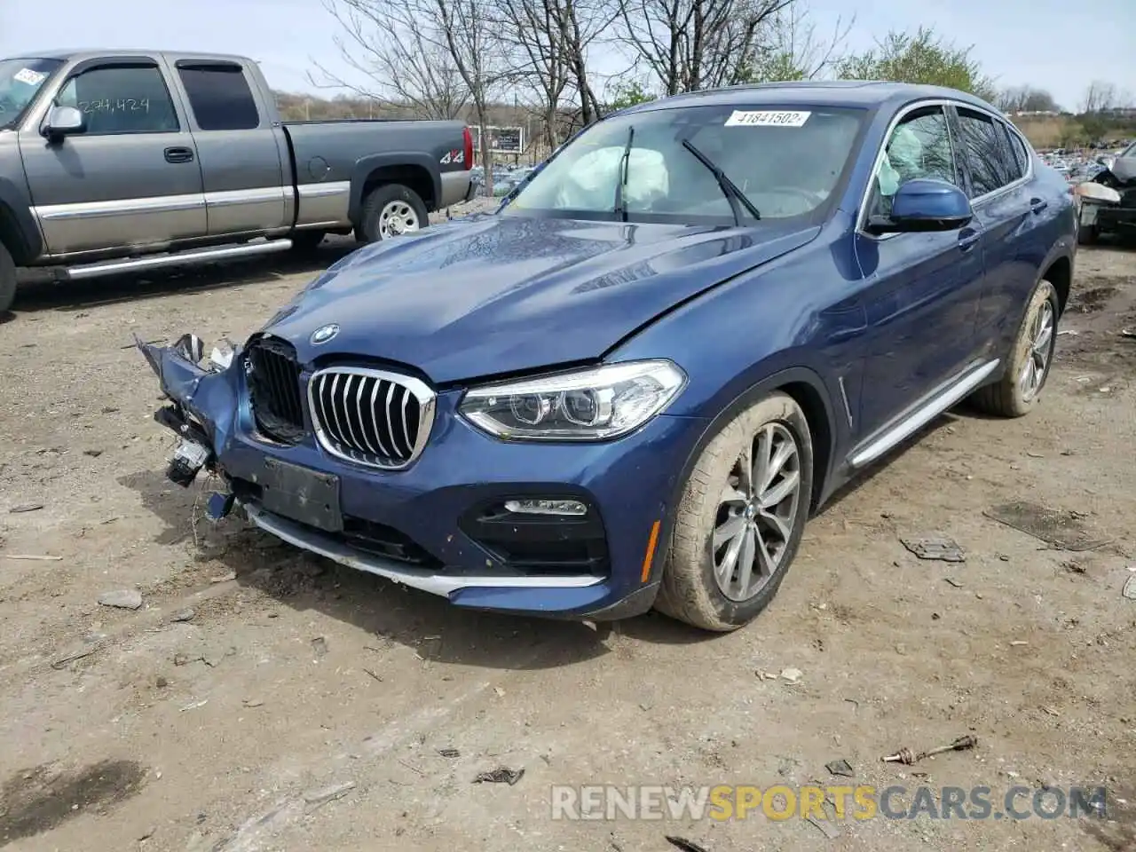 2 Photograph of a damaged car 5UXUJ3C51KLG54287 BMW X4 2019