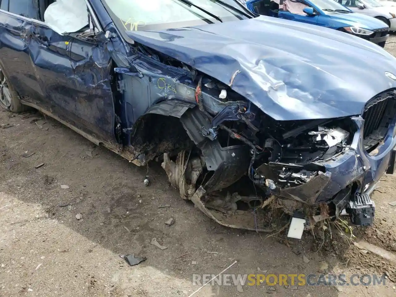 9 Photograph of a damaged car 5UXUJ3C51KLG54287 BMW X4 2019