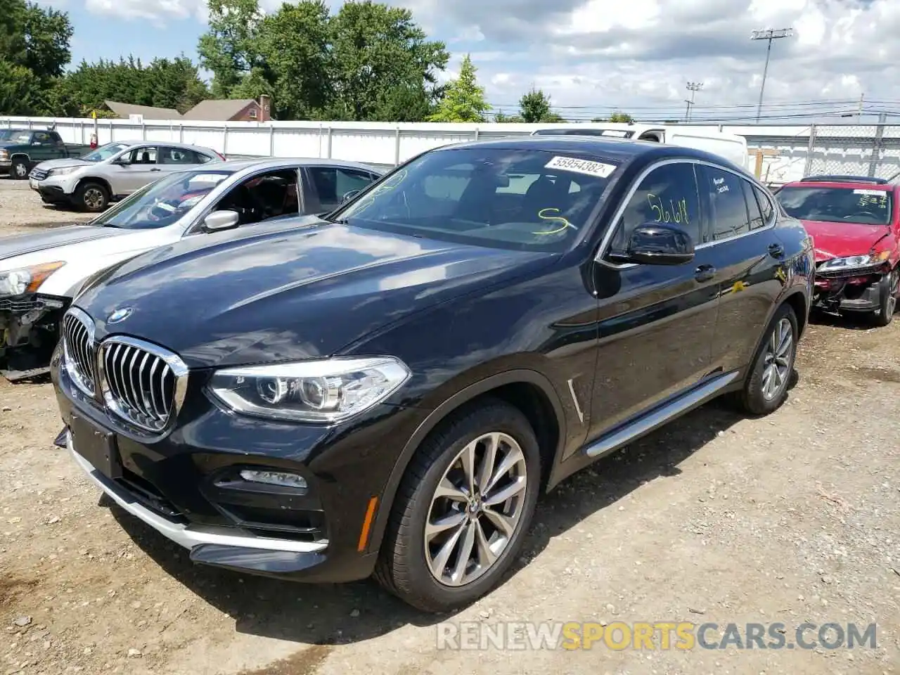 2 Photograph of a damaged car 5UXUJ3C51KLG55536 BMW X4 2019