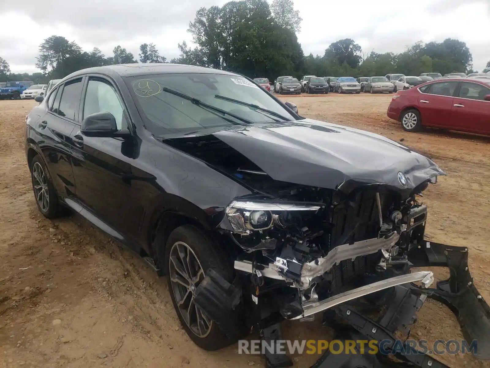 1 Photograph of a damaged car 5UXUJ3C51KLG56640 BMW X4 2019