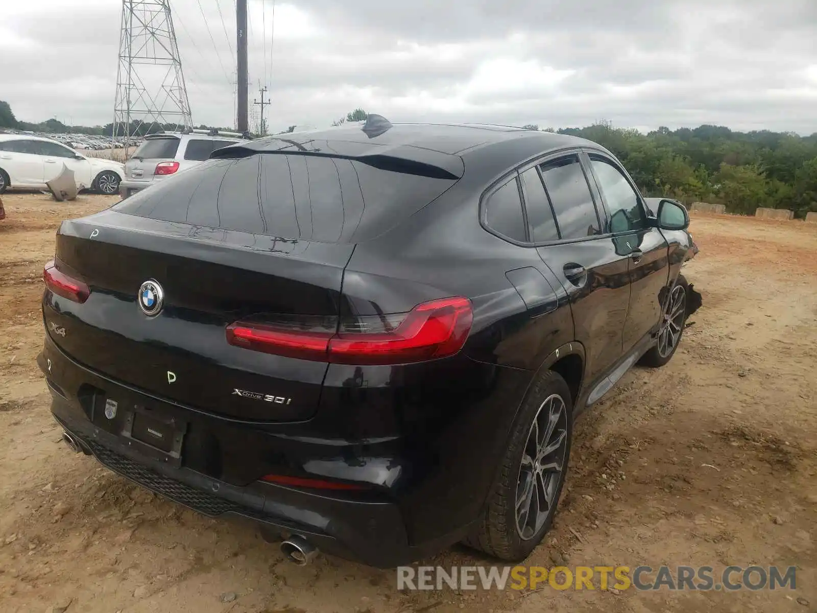 4 Photograph of a damaged car 5UXUJ3C51KLG56640 BMW X4 2019