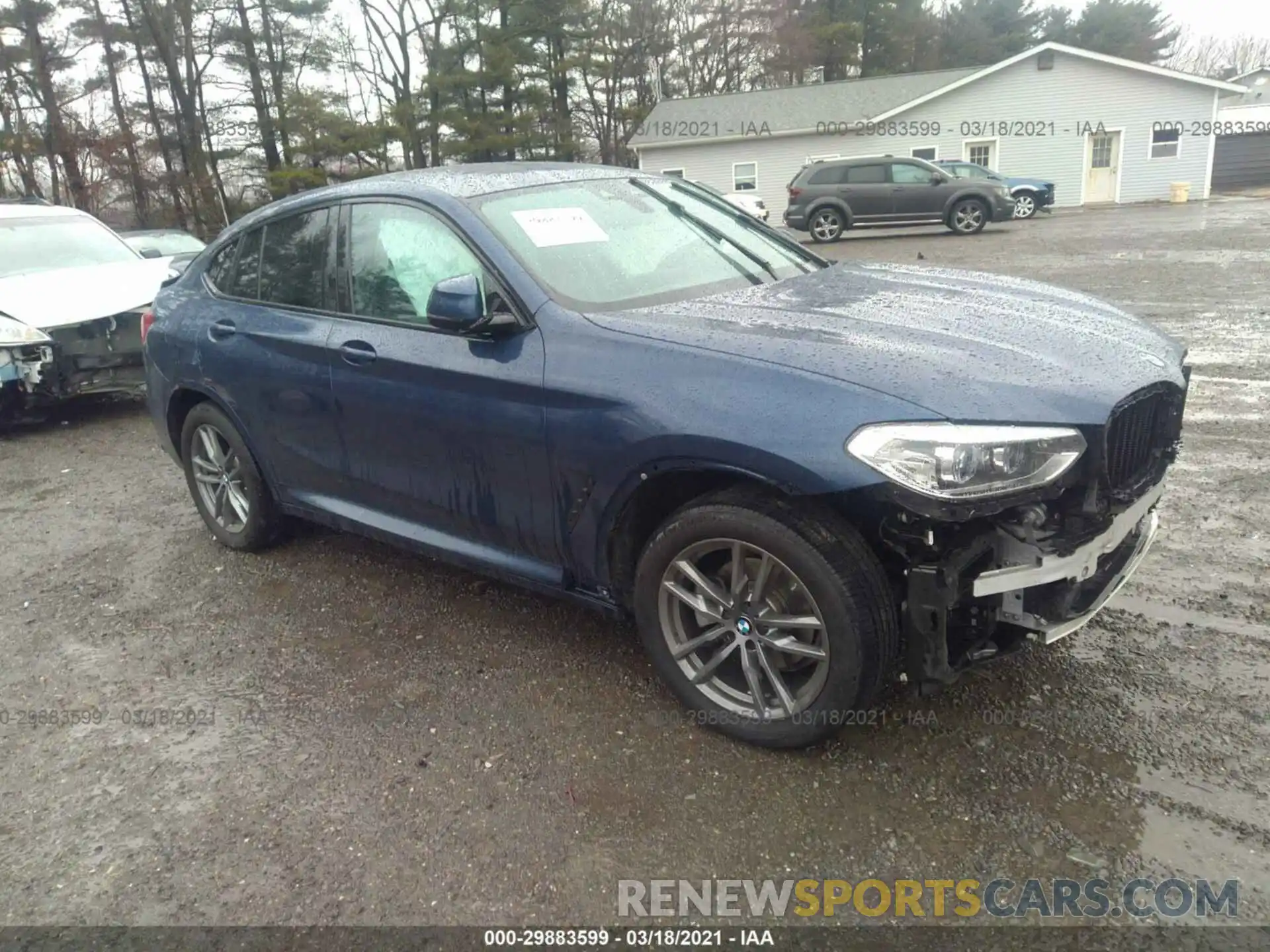 1 Photograph of a damaged car 5UXUJ3C52KLG52127 BMW X4 2019