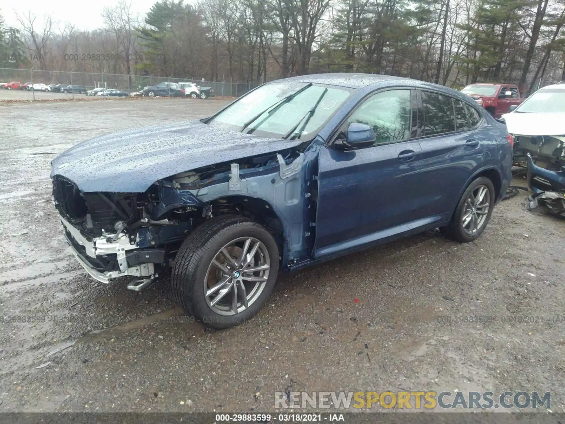 2 Photograph of a damaged car 5UXUJ3C52KLG52127 BMW X4 2019