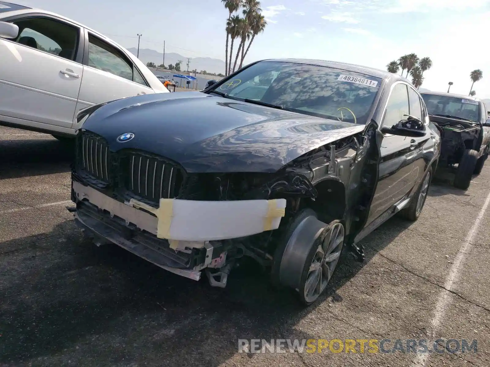 2 Photograph of a damaged car 5UXUJ3C53KLG53609 BMW X4 2019