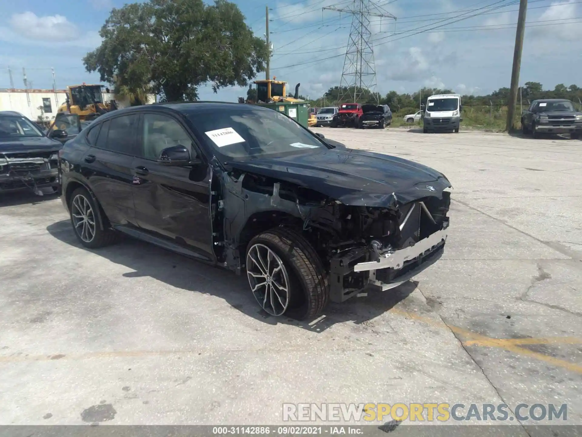 1 Photograph of a damaged car 5UXUJ3C53KLG54453 BMW X4 2019