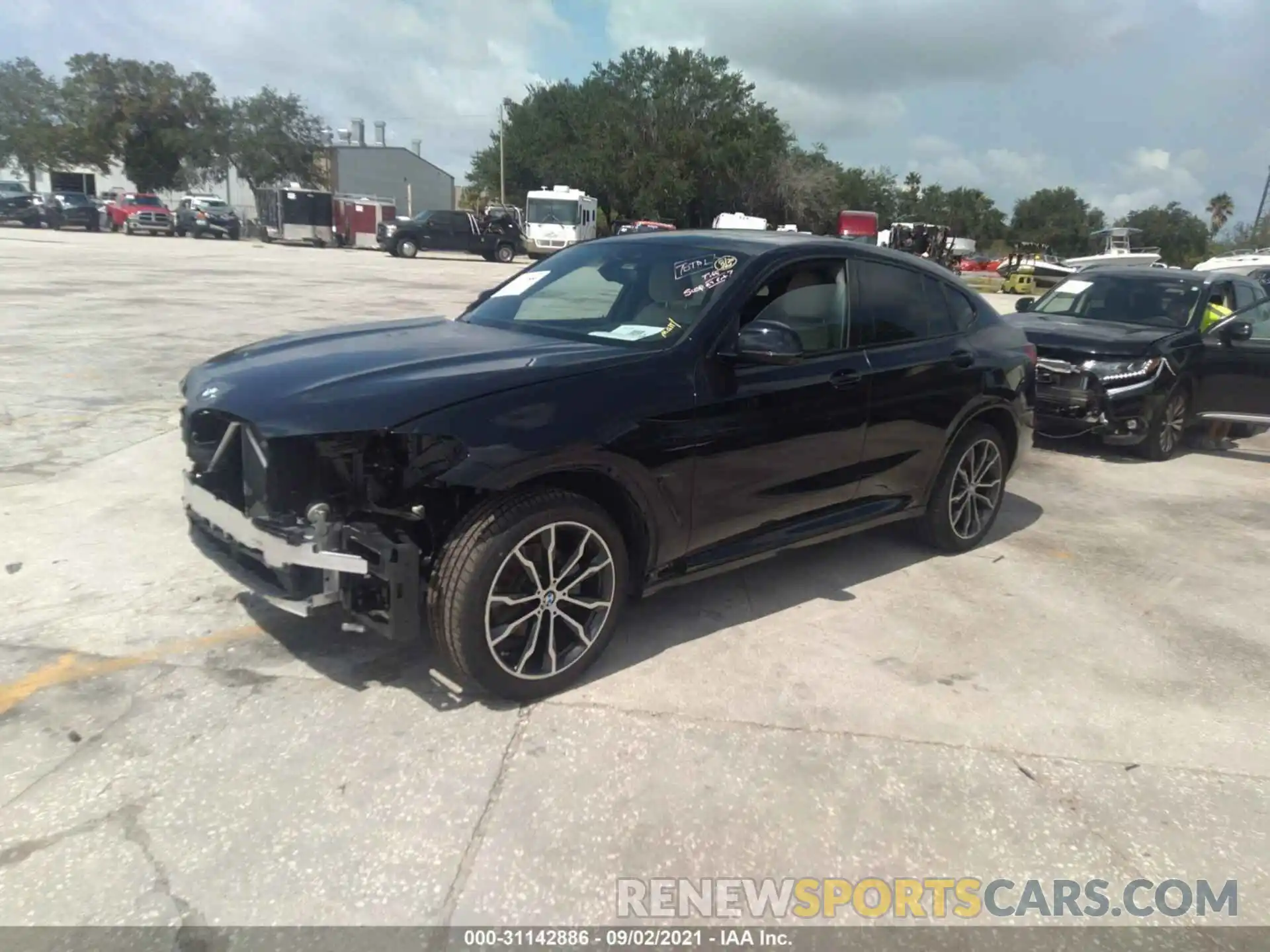 2 Photograph of a damaged car 5UXUJ3C53KLG54453 BMW X4 2019