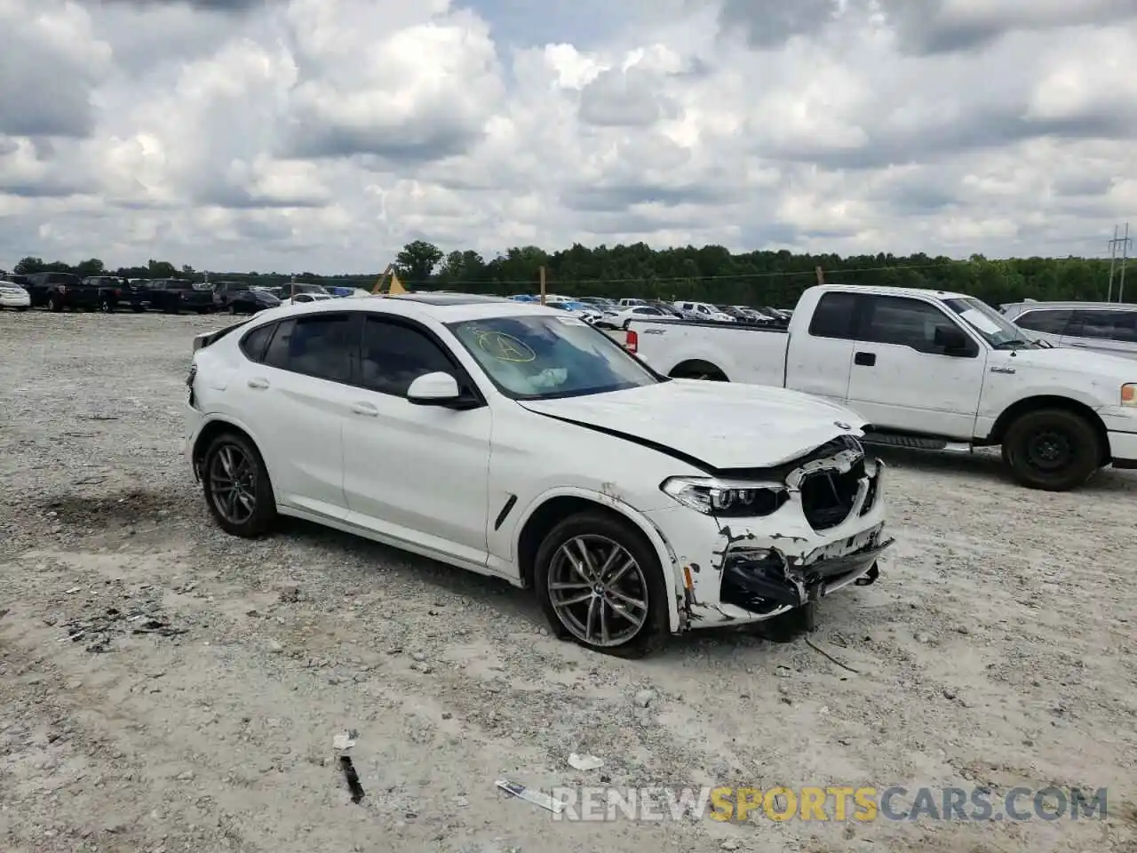 1 Photograph of a damaged car 5UXUJ3C53KLG55859 BMW X4 2019