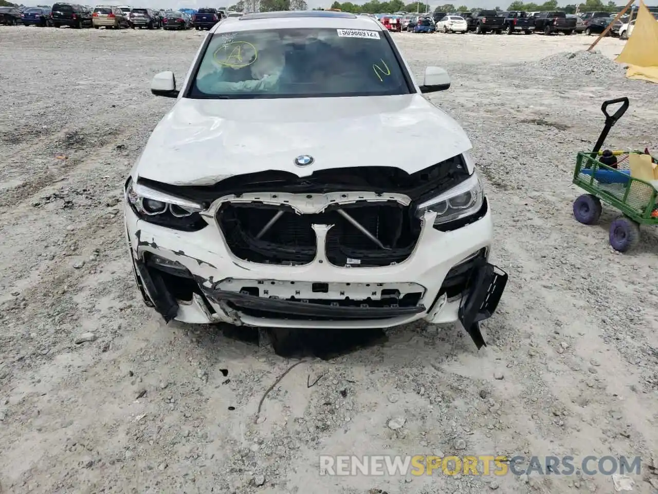 9 Photograph of a damaged car 5UXUJ3C53KLG55859 BMW X4 2019