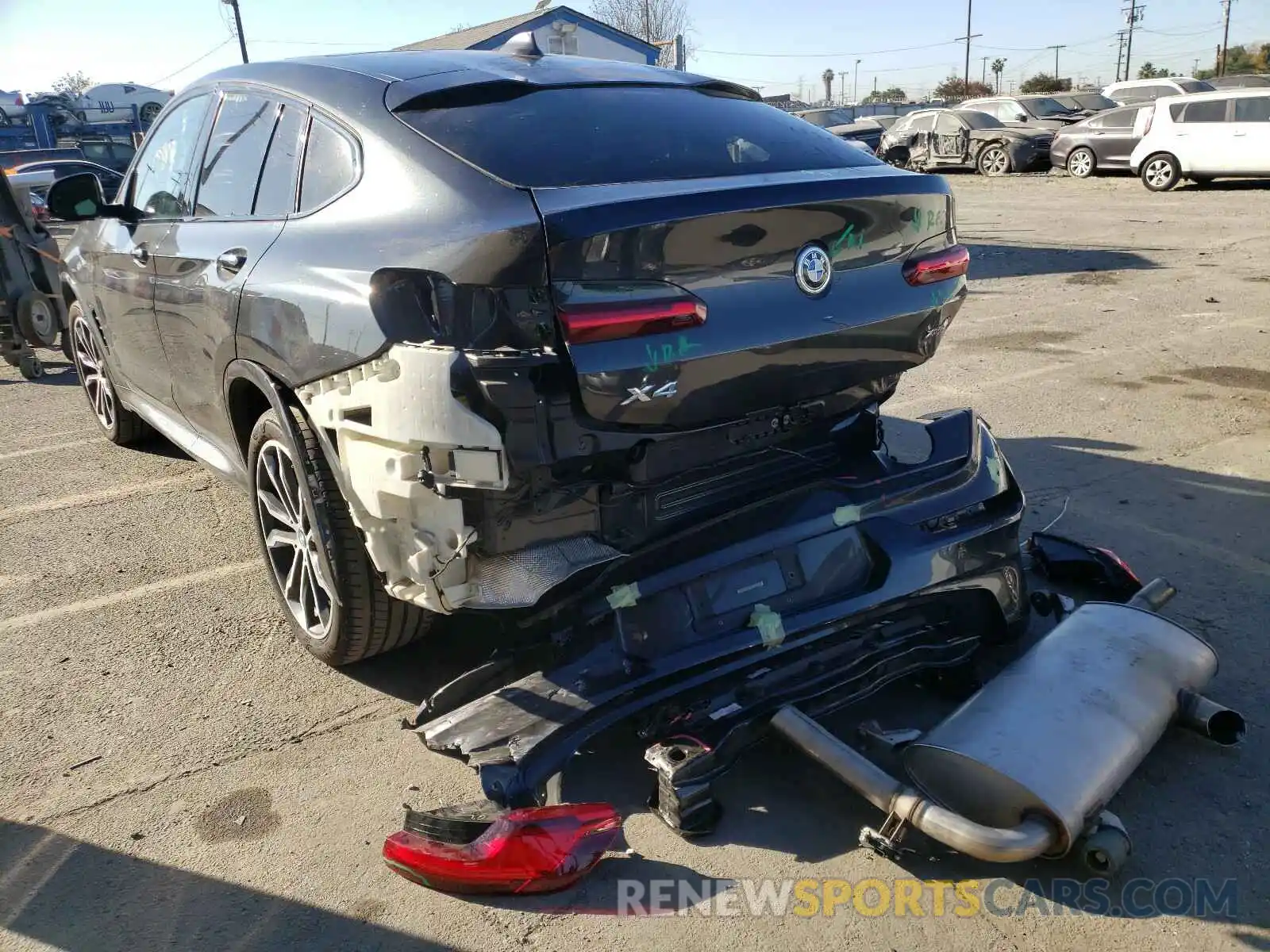 3 Фотография поврежденного автомобиля 5UXUJ3C53KLG56655 BMW X4 2019