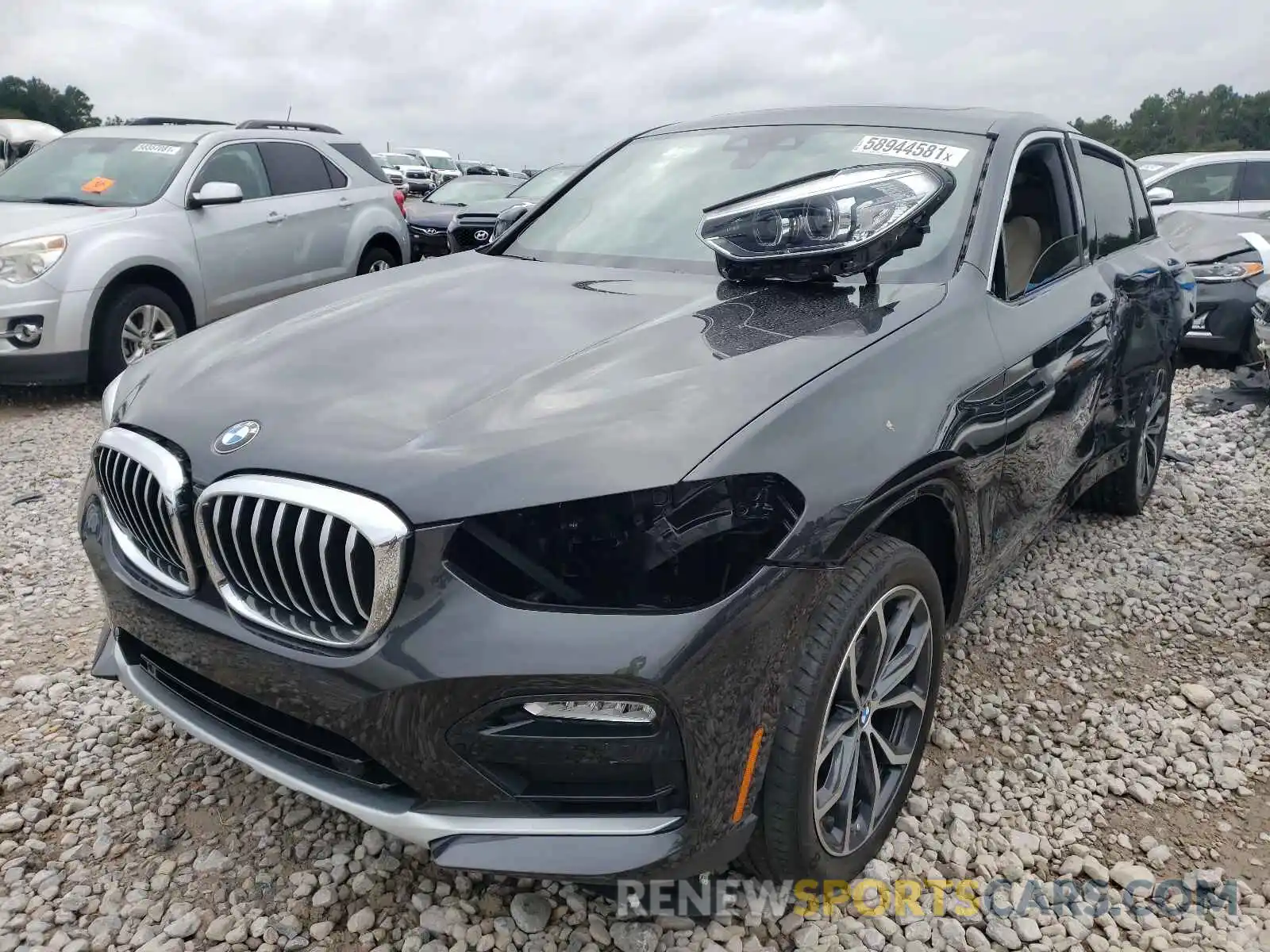 2 Photograph of a damaged car 5UXUJ3C53KLG56915 BMW X4 2019