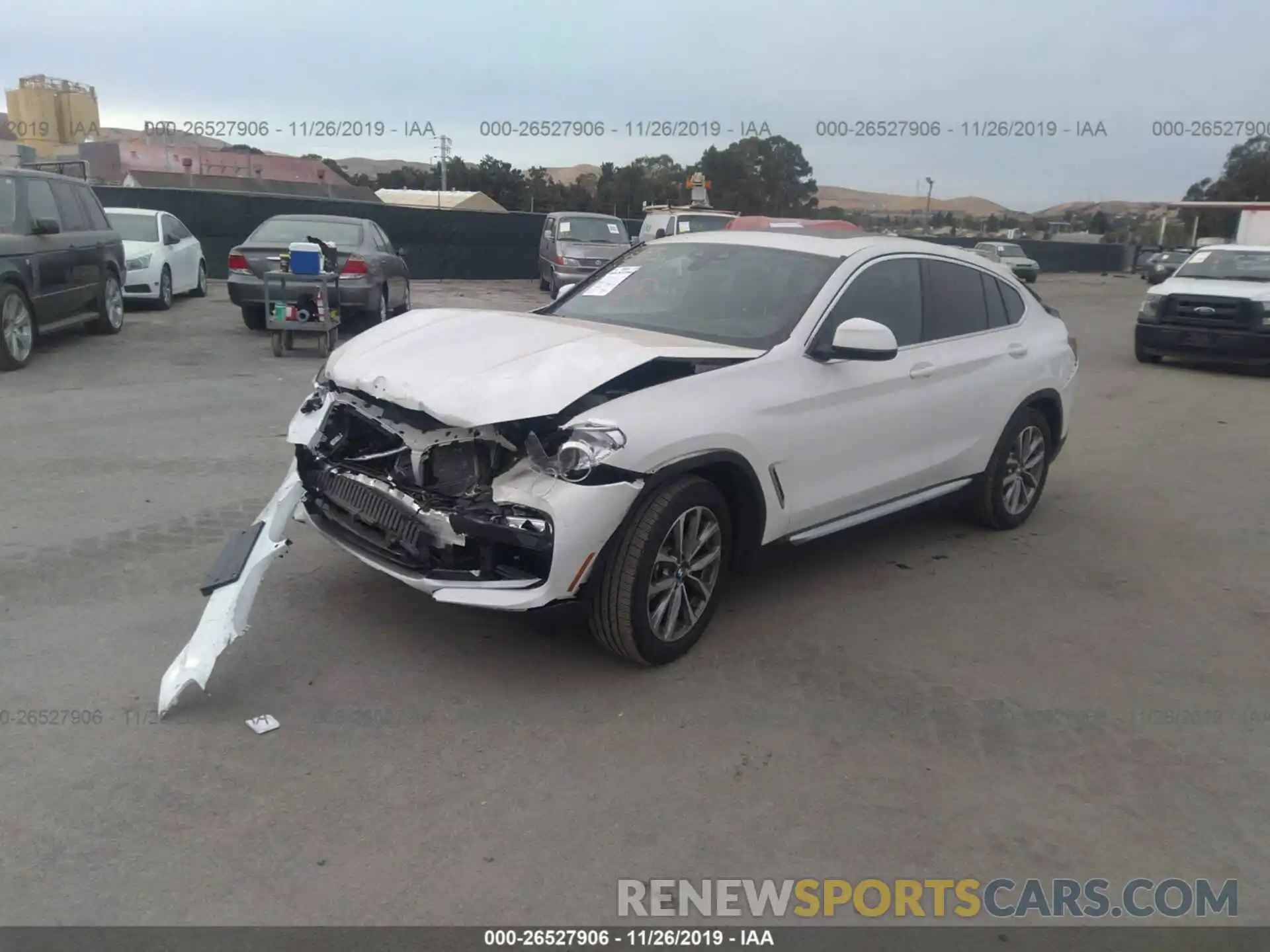 2 Photograph of a damaged car 5UXUJ3C54KLG54560 BMW X4 2019
