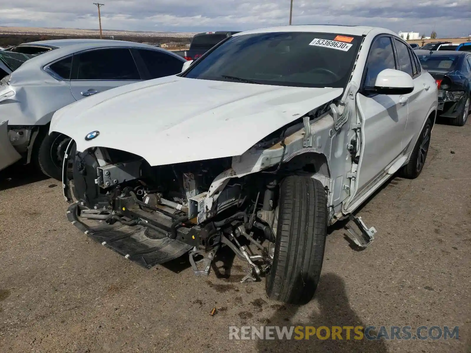 2 Photograph of a damaged car 5UXUJ3C54KLG55952 BMW X4 2019