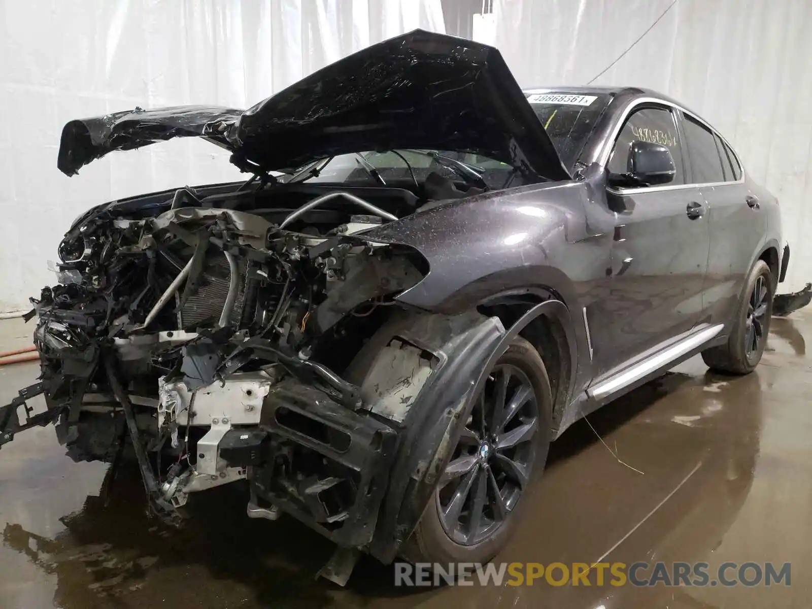 2 Photograph of a damaged car 5UXUJ3C55KLG54132 BMW X4 2019