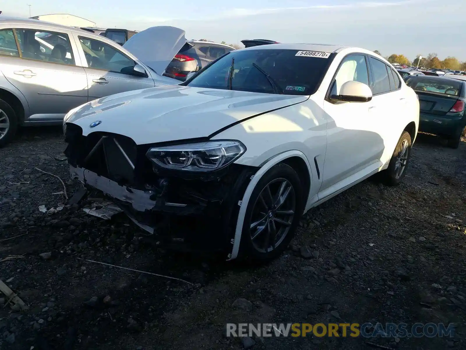 2 Photograph of a damaged car 5UXUJ3C56KLG52793 BMW X4 2019