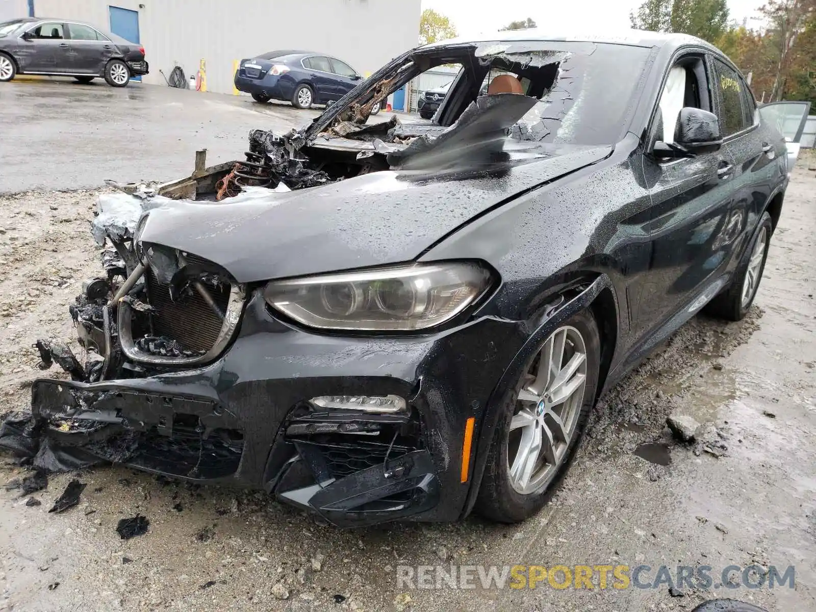 2 Photograph of a damaged car 5UXUJ3C57KLA58701 BMW X4 2019