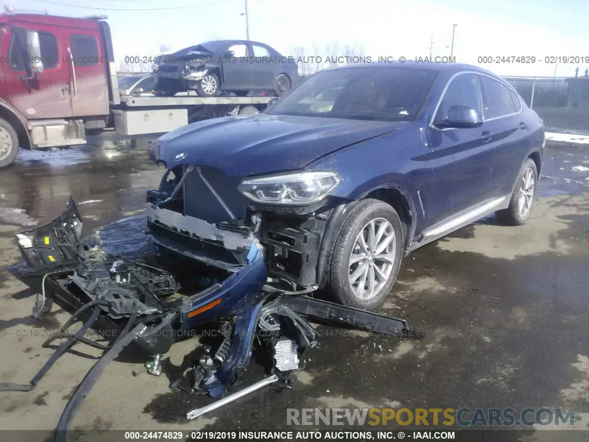 2 Photograph of a damaged car 5UXUJ3C57KLG51975 BMW X4 2019