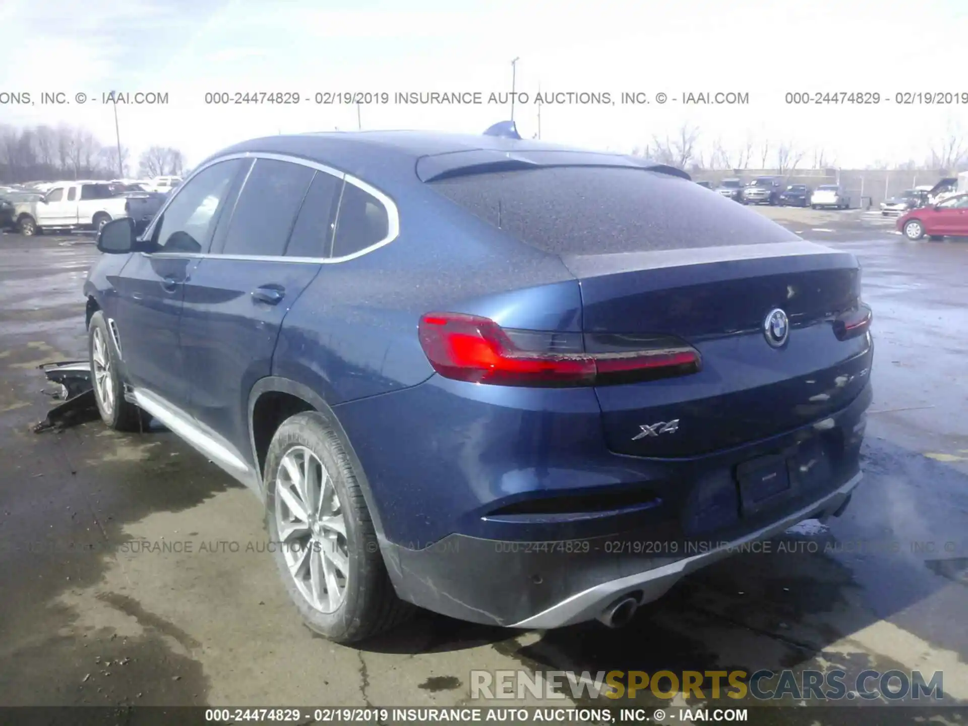 3 Фотография поврежденного автомобиля 5UXUJ3C57KLG51975 BMW X4 2019