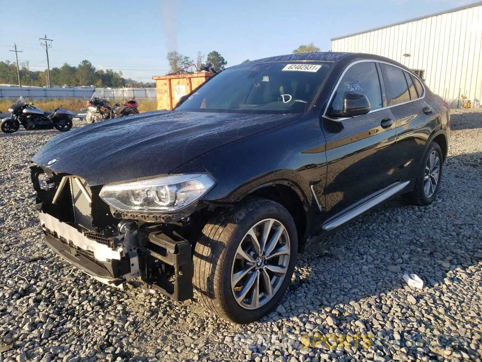 2 Photograph of a damaged car 5UXUJ3C57KLG53547 BMW X4 2019