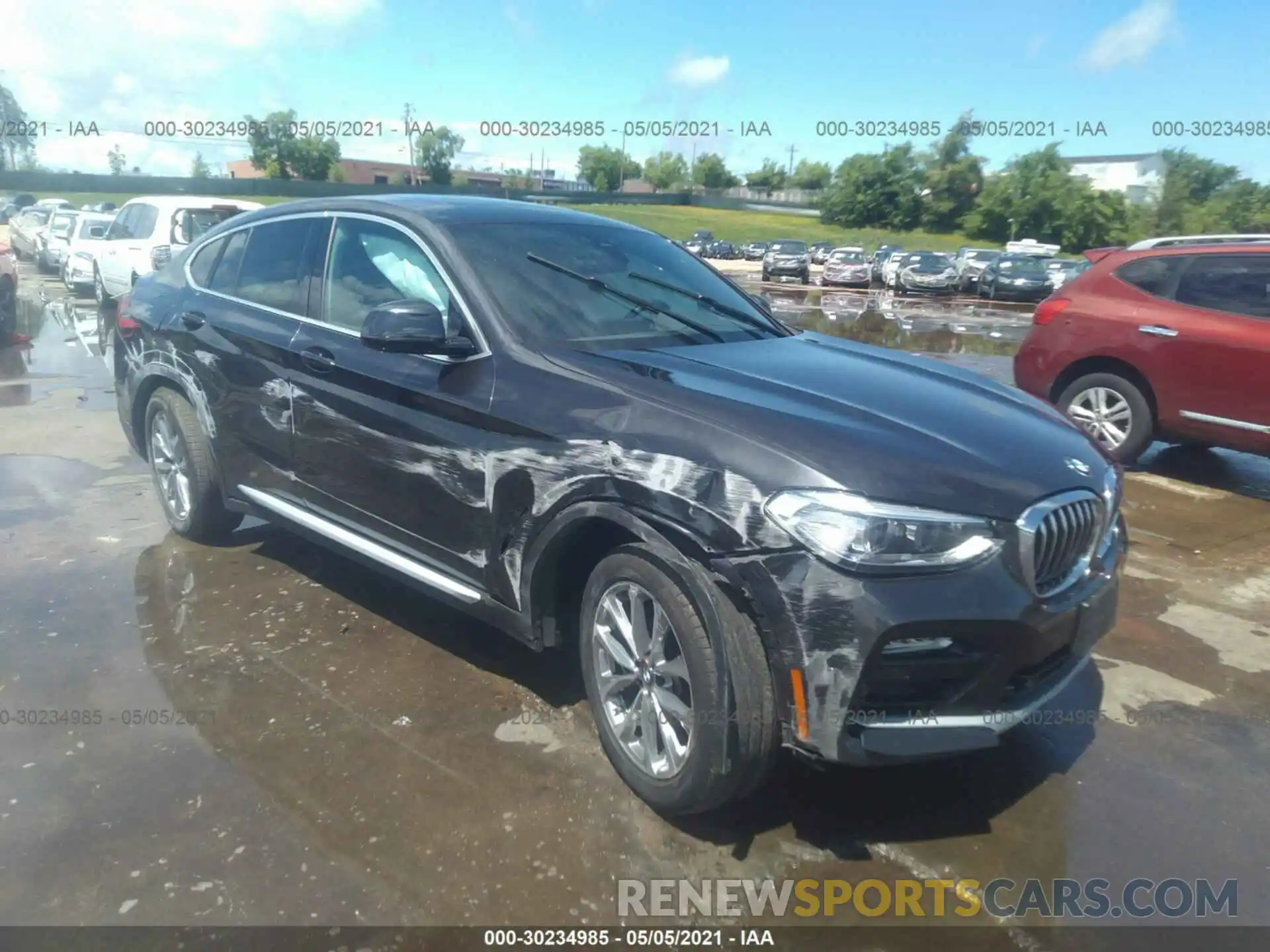 1 Photograph of a damaged car 5UXUJ3C57KLG55458 BMW X4 2019