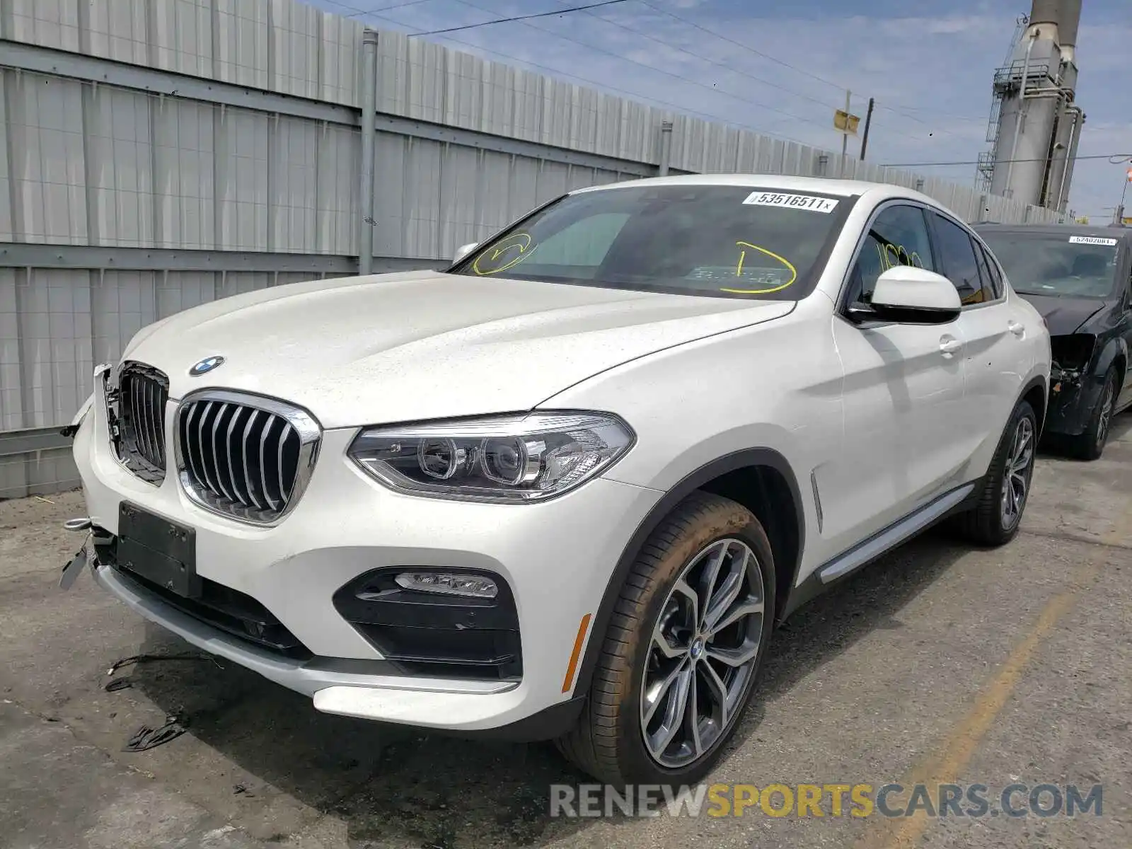 2 Photograph of a damaged car 5UXUJ3C57KLG56402 BMW X4 2019