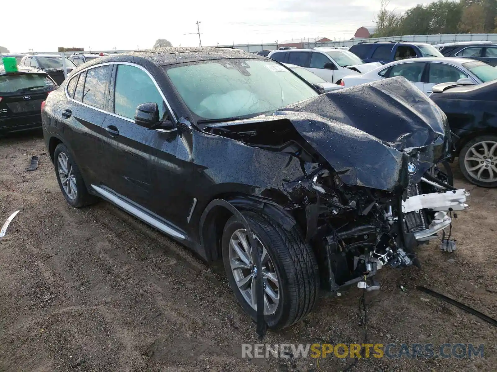 1 Photograph of a damaged car 5UXUJ3C57KLG57405 BMW X4 2019