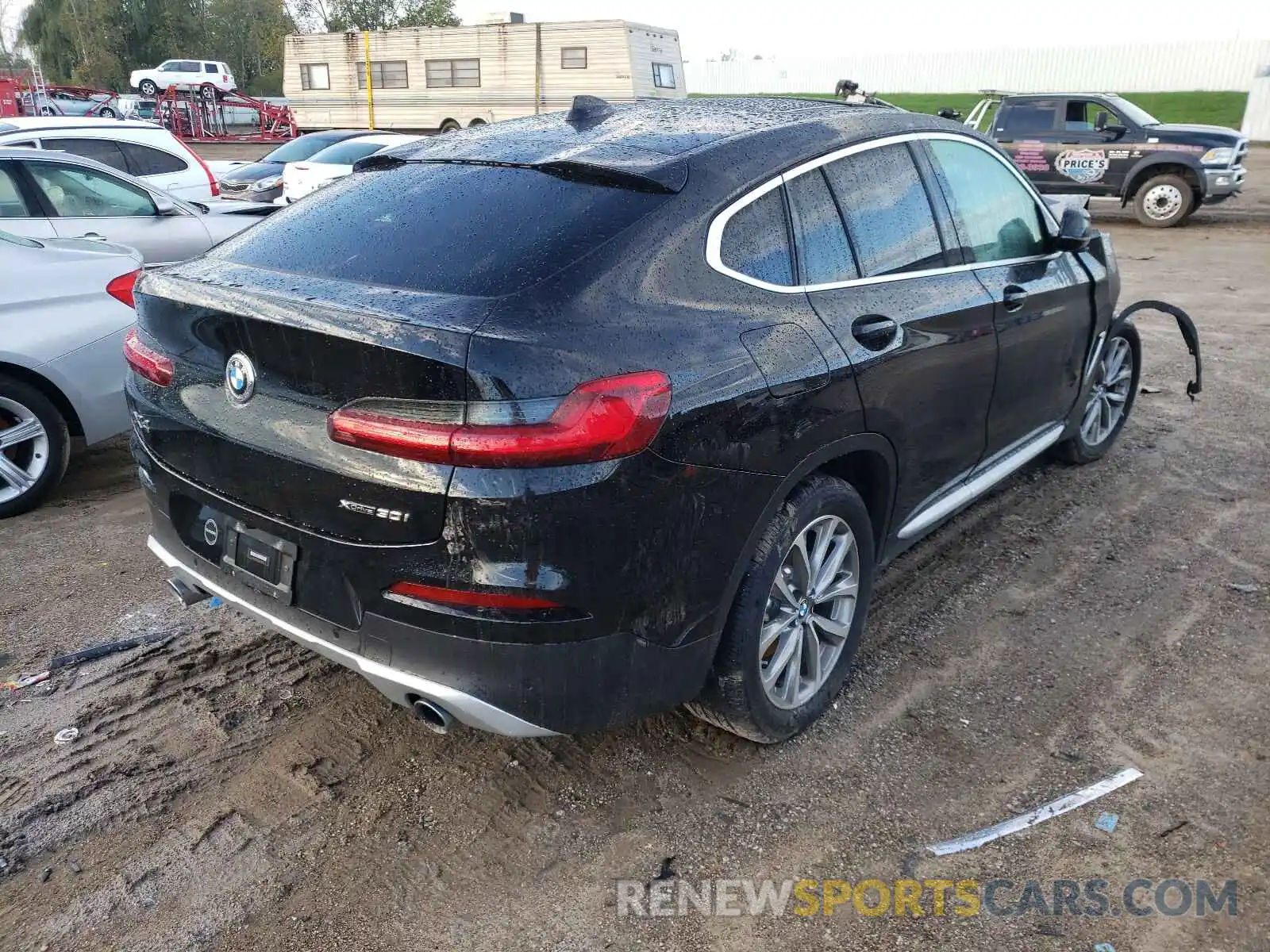 4 Фотография поврежденного автомобиля 5UXUJ3C57KLG57405 BMW X4 2019