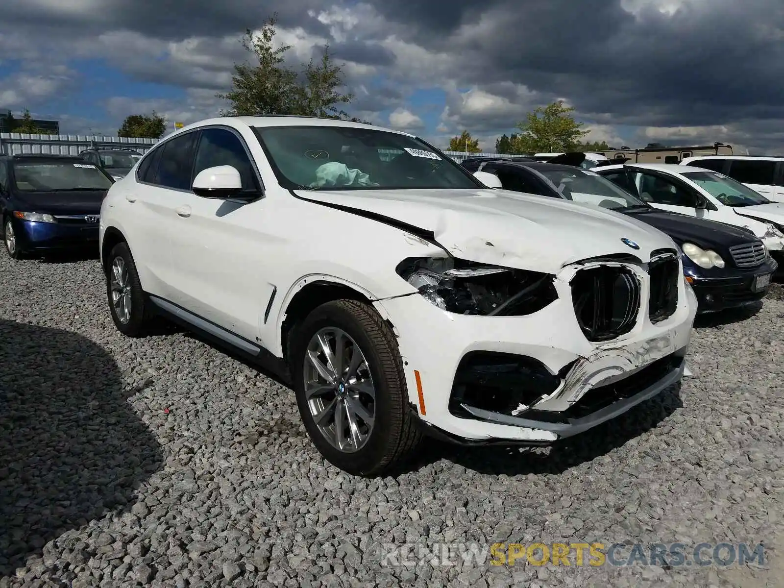 1 Photograph of a damaged car 5UXUJ3C57KLG57629 BMW X4 2019